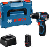 Bosch GSR 12V-32 akku-boremaskinesæt med kuffert.